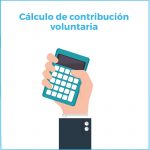 Calculo de contribucion voluntaria