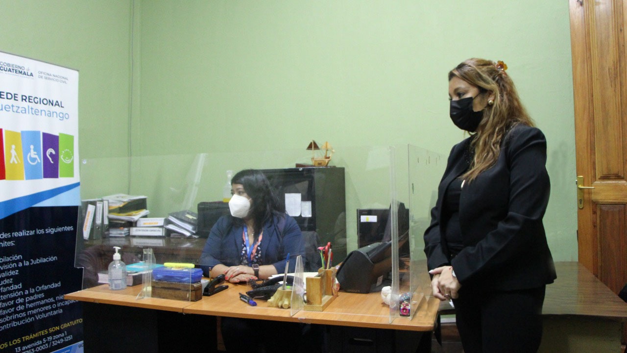 Directora de Onsec realiza visita de trabajo a sede regional en Quetzaltenango